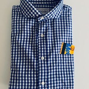EPAULET NY Men's Shirt Blue Gingham (M)